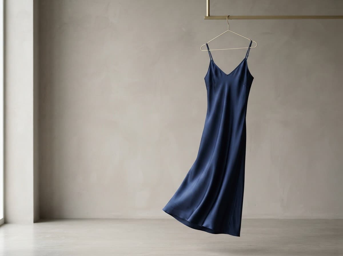 Silk Midi Slip Dress