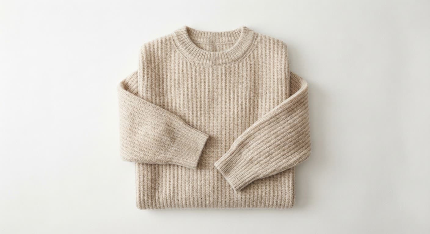 Oversized Ribbed Cashmere Sweater