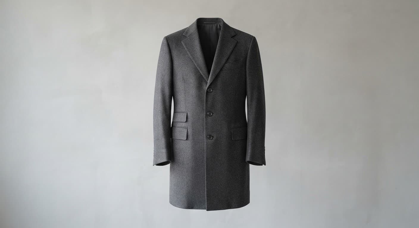 Structured Wool Overcoat