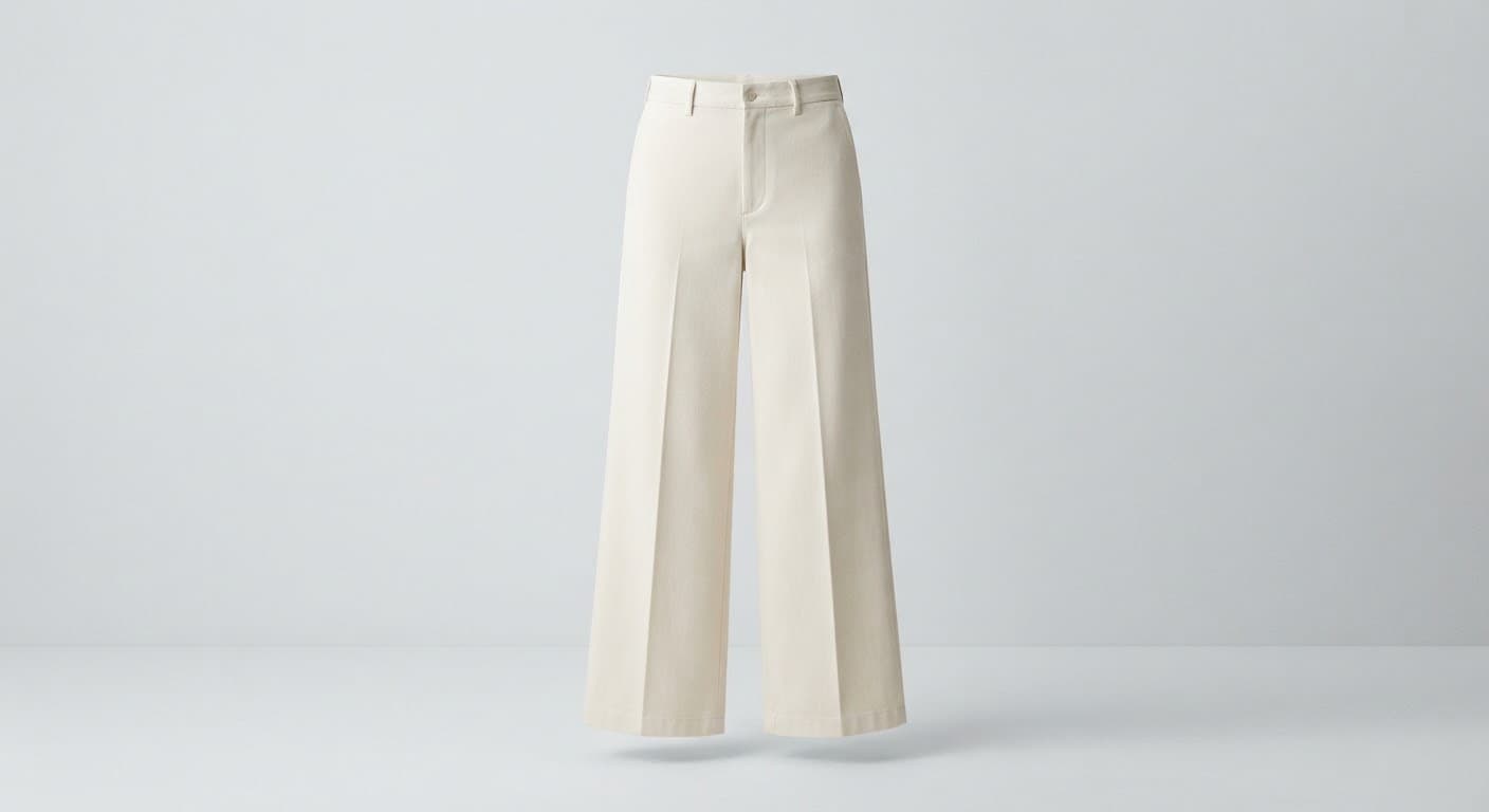 Pleated Wide-Leg Trousers